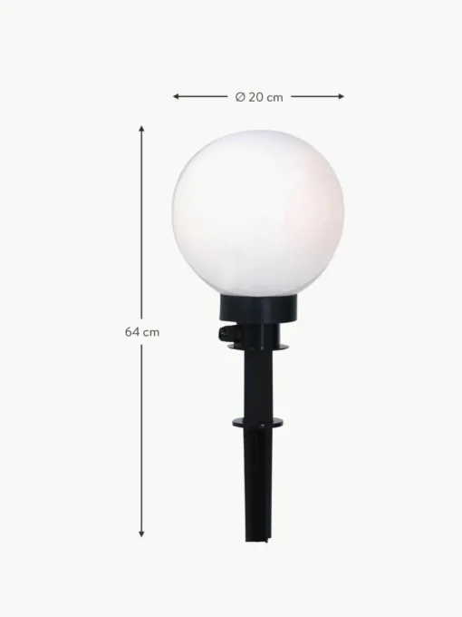 Bodenleuchte Ball mit Stecker