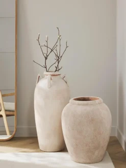 Bodenvase Liah mit Sand-Finish, H 70 cm