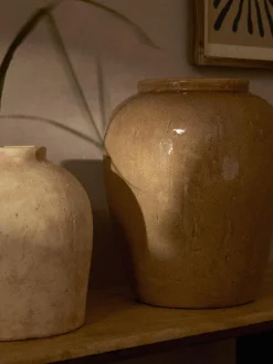 Bodenvase Veda aus Terrakotta, H 39 cm