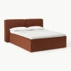 Bouclé-Boxspringbett Lennon