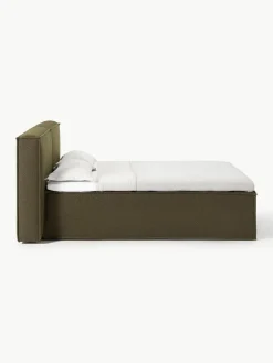 Bouclé-Boxspringbett Lennon