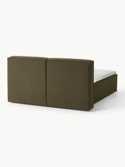 Bouclé-Boxspringbett Lennon
