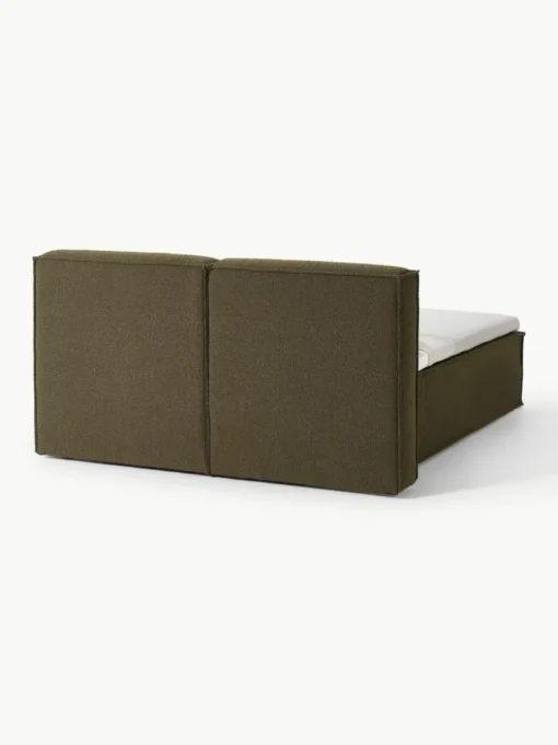 Bouclé-Boxspringbett Lennon