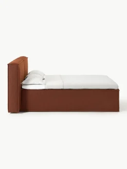 Bouclé-Boxspringbett Lennon
