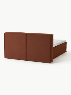 Bouclé-Boxspringbett Lennon