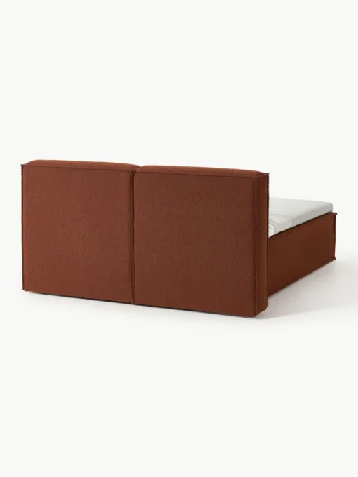 Bouclé-Boxspringbett Lennon