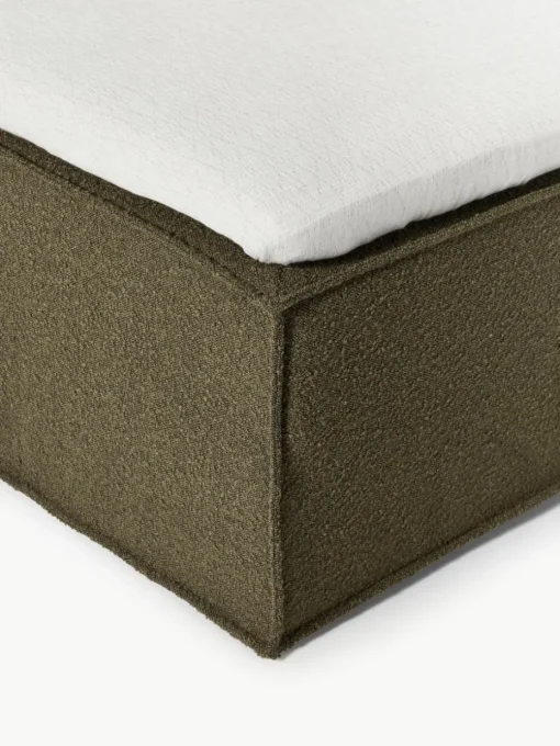 Bouclé-Boxspringbett Lennon