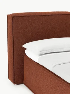 Bouclé-Boxspringbett Lennon