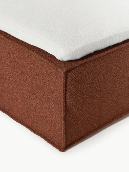 Bouclé-Boxspringbett Lennon