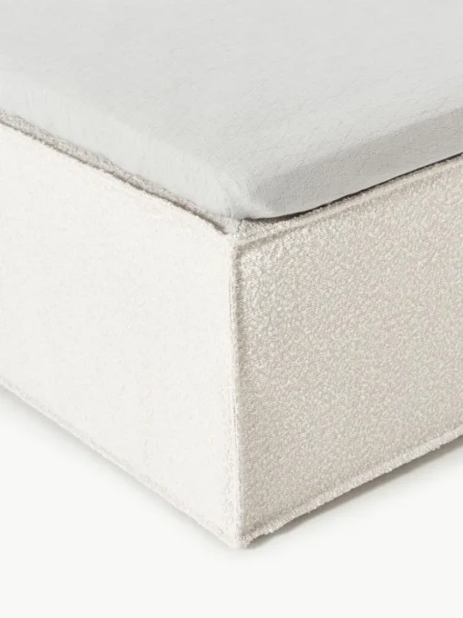 Bouclé-Boxspringbett Lennon