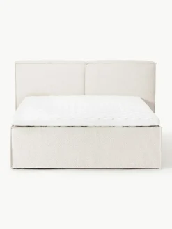 Bouclé-Boxspringbett Lennon