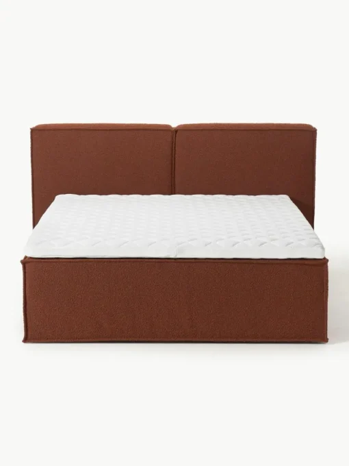 Bouclé-Boxspringbett Lennon