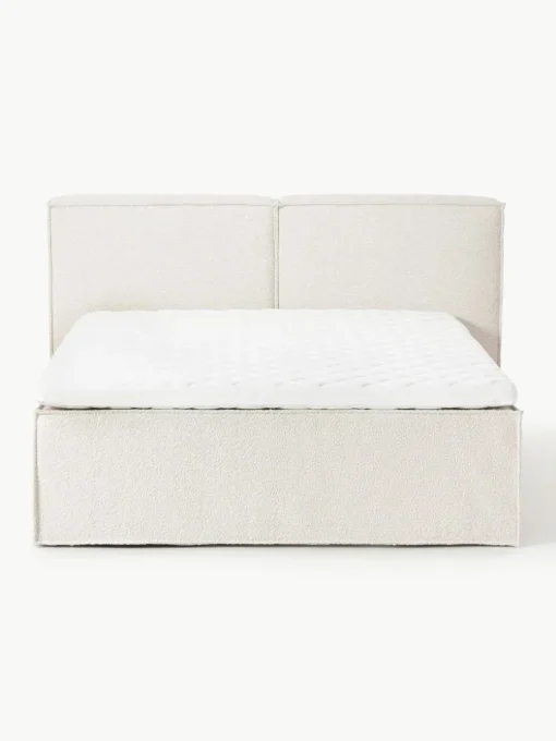 Bouclé-Boxspringbett Lennon