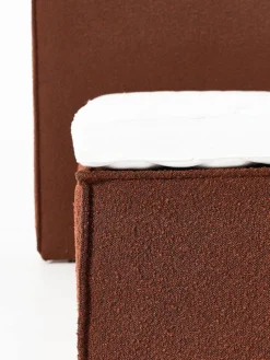 Bouclé-Boxspringbett Lennon