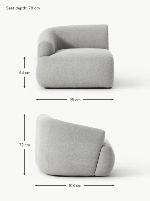 Bouclé-Eckmodul Sofia