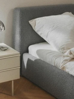 Bouclé-Einzelbett Cloud