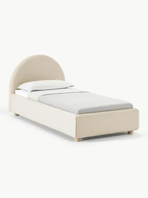 Bouclé-Einzelbett Ebba