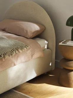 Bouclé-Einzelbett Ebba
