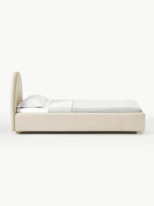 Bouclé-Einzelbett Ebba
