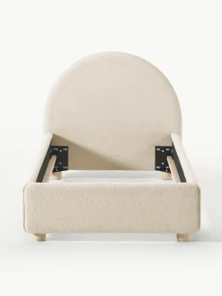 Bouclé-Einzelbett Ebba