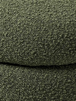 Bouclé-Hocker Alto mit Stauraum