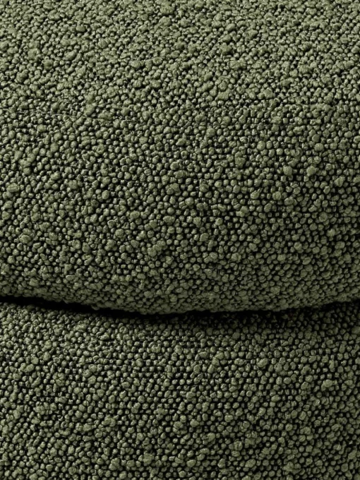 Bouclé-Hocker Alto mit Stauraum
