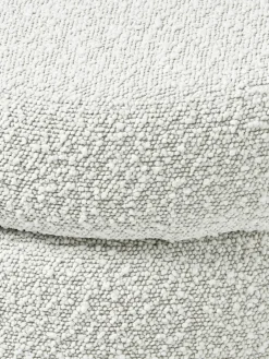 Bouclé-Hocker Alto mit Stauraum