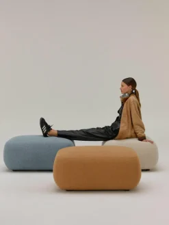 Bouclé-Hocker Sofia