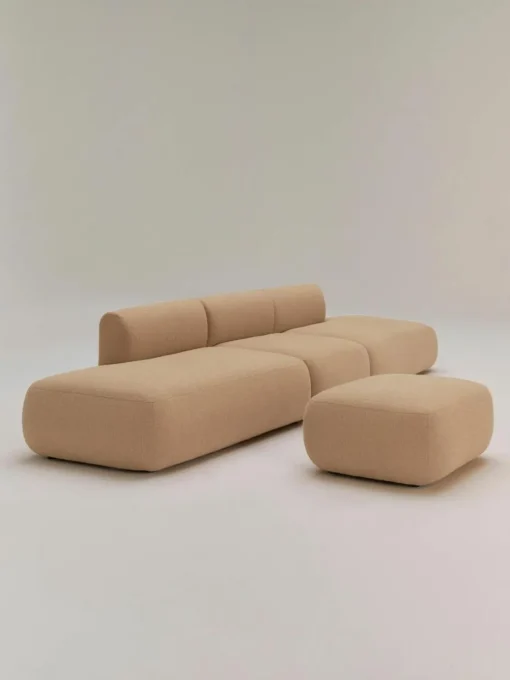 Bouclé-Hocker Sofia