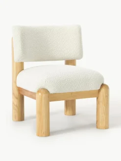 Bouclé-Loungesessel Dalma