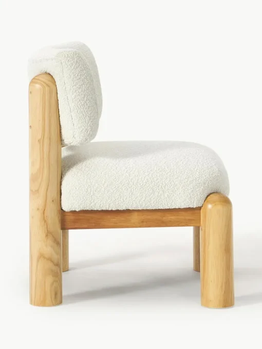 Bouclé-Loungesessel Dalma