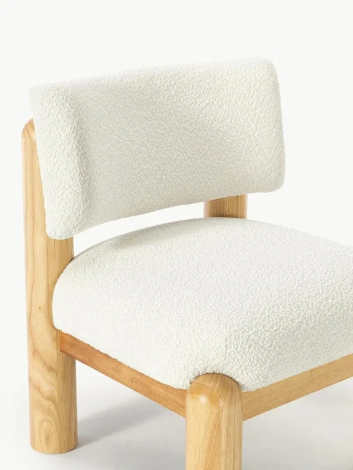 Bouclé-Loungesessel Dalma