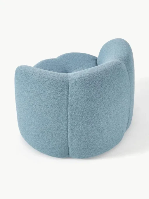 Bouclé-Loungesessel Fleur