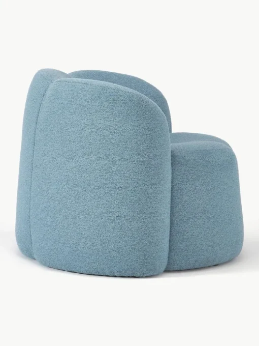 Bouclé-Loungesessel Fleur