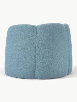 Bouclé-Loungesessel Fleur