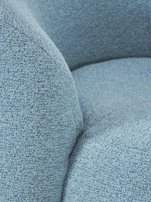 Bouclé-Loungesessel Fleur