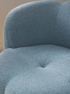 Bouclé-Loungesessel Fleur