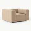 Bouclé-Loungesessel Lena