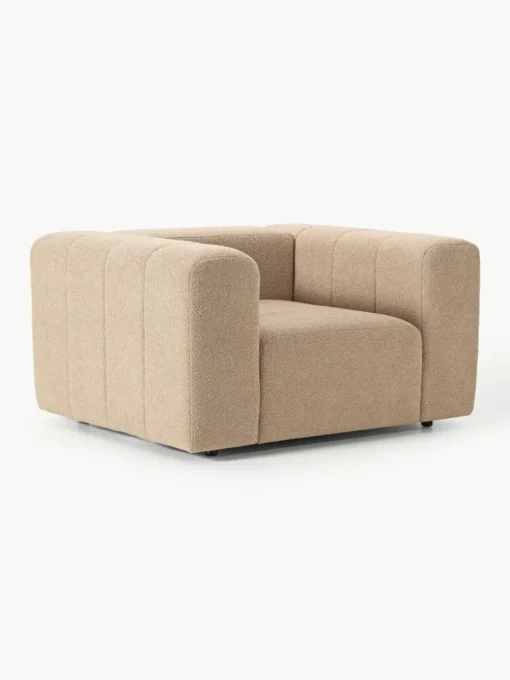 Bouclé-Loungesessel Lena