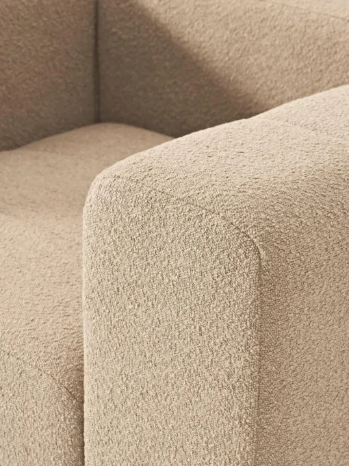 Bouclé-Loungesessel Lena