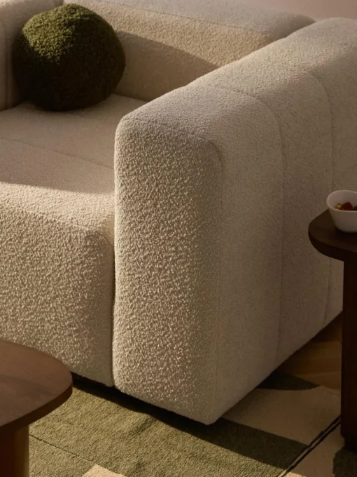 Bouclé-Loungesessel Lena