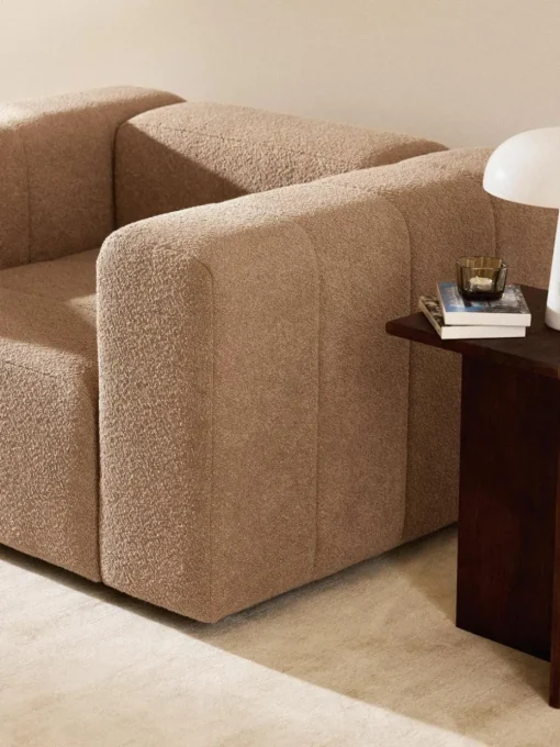 Bouclé-Loungesessel Lena