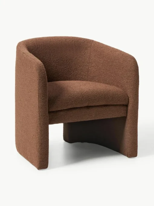 Bouclé-Loungesessel Mairo
