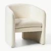 Bouclé-Loungesessel Mairo