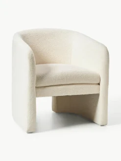 Bouclé-Loungesessel Mairo