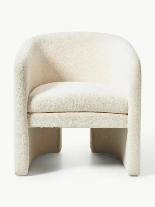 Bouclé-Loungesessel Mairo