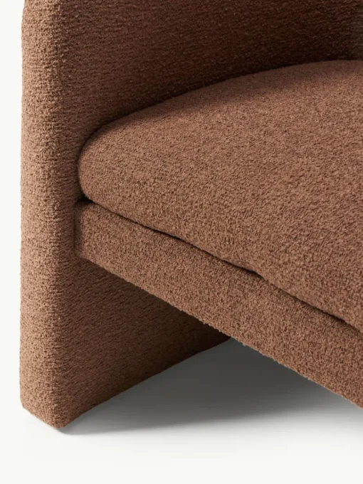 Bouclé-Loungesessel Mairo