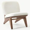 Bouclé-Loungesessel Shenay