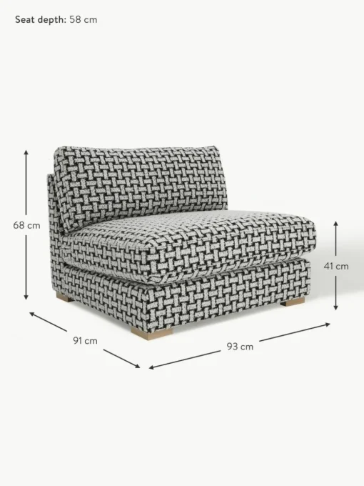 Bouclé-Loungesessel Stories