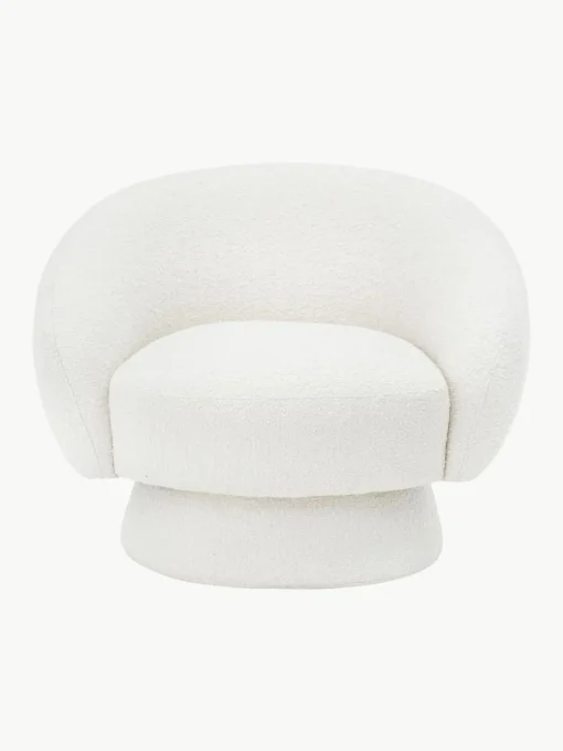 Bouclé-Loungesessel Ted
